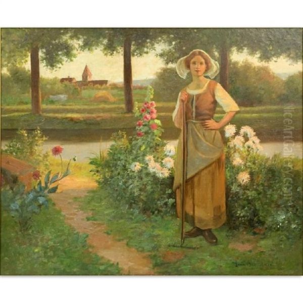 Maiden In Garden - view 1