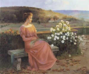 Jong Meisje Bij Valavond by Jean Beauduin