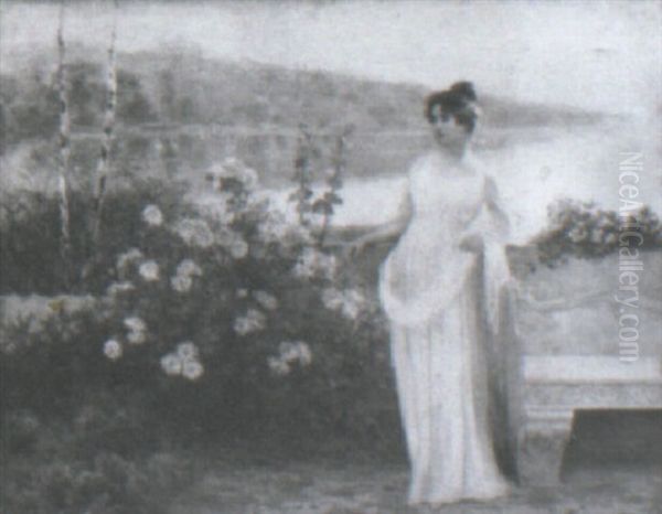 Woman On The Terrace - view 1