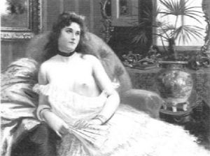 Jeune Fille A L'eventail by Jean Beauduin