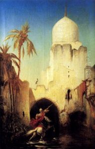 Guerrier Combattant Un Serpent by Anatole Henri de Beaulieu