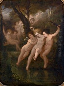 Amours Jouant by Joseph Beaume