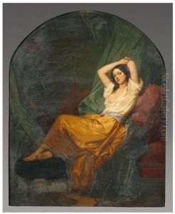 Jeune Fille Dans Un Sofa Jeune Fille Dans Un Sofa