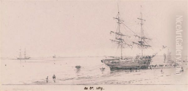 A Collier On The Beach At Brighton - view 1