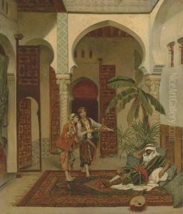 The Afternoon Nap by Charles Edouard de Beaumont