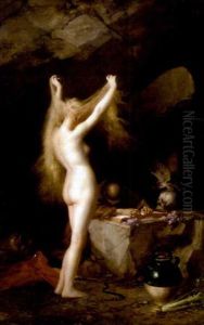 The Temptation Of St. Anthony by Edouard de Beaumont
