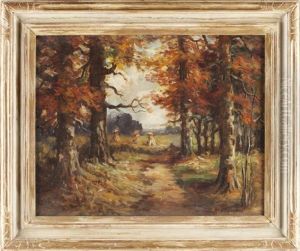 Fall Landscape by Ernest Beaumont