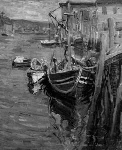 View Of Gloucester by Ernest Beaumont