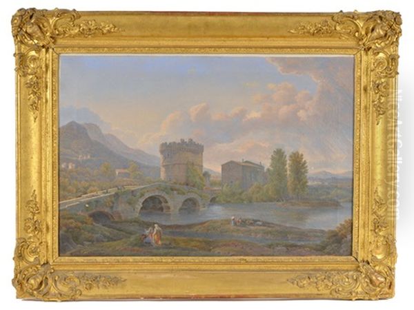 Vue De Ponte Lucano Et Du Tombeau De La Famille Plautia - view 1