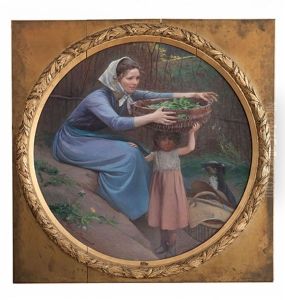 Au Jardin by Gustave de Beaumont