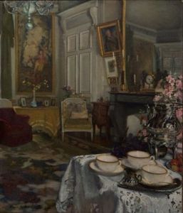 Vue De L'interieur De Chateauneuf Sur Cher by Hugues de Beaumont