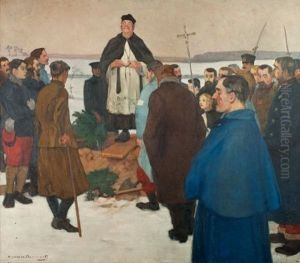 Enterrement A Ornans by Hugues de Beaumont