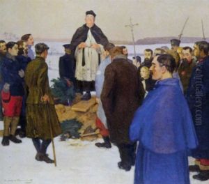 Soldatenbegrabnis by Hugues de Beaumont