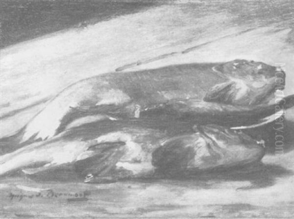 Still Life Of Two Fish - view 1