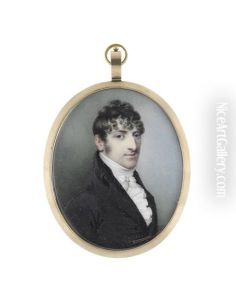 Portrait Miniature Of A Gentleman