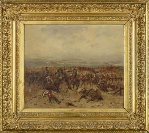 Combat Sous Verdun by Wilfrid Constant Beauquesne