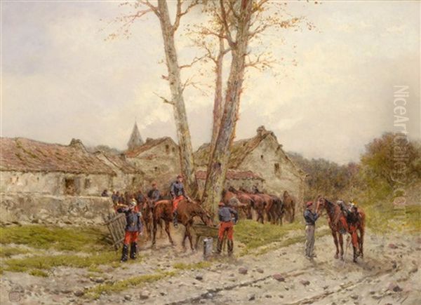 Resting The Horses - view 1