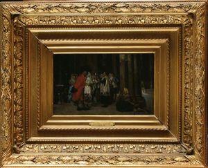 La Visite De Catherine De Medicis by Wilfrid Constant Beauquesne