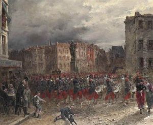 Les Dragons Royauy A Rezonville by Wilfrid Constant Beauquesne