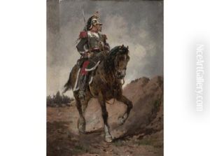 Militar A Caballo by Wilfrid Constant Beauquesne