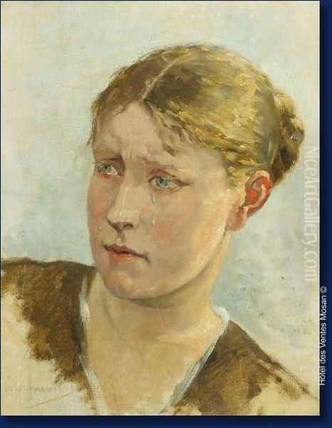 Jeune-femme En Pleurs - view 1
