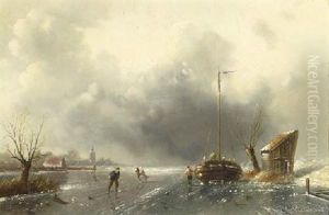 At The Height Of The Battle by Wilfrid Constant Beauquesne