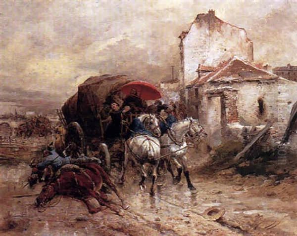 L'attaque De Uhlaris A Woerth - view 1