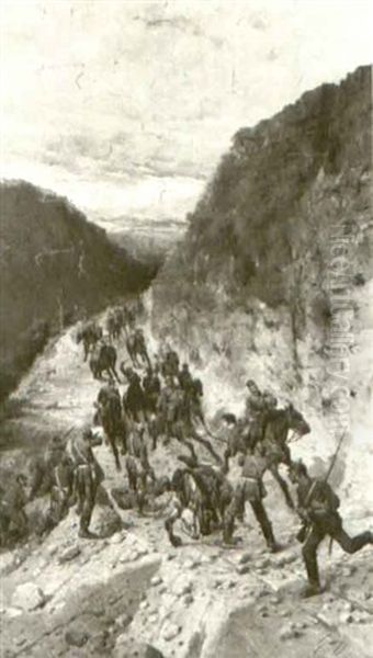 An Ambush On The Vosges, 1870 - view 1