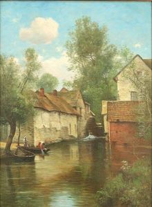 Green Island, Troy Ny by Charles Grant Beauregard
