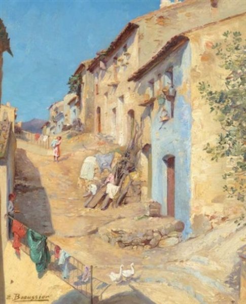 Strassenszene Der Rue De La Monroie, Villeneuve Les Avignon - view 1