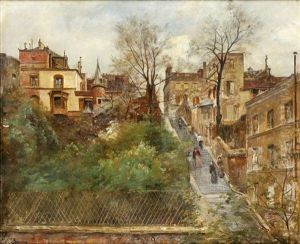 Parisian Street Scene Parisian Street Scene