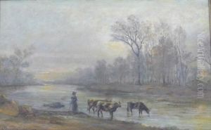 Les Vaches Au Ruisseau Les Vaches Au Ruisseau