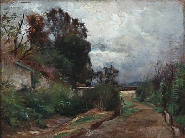 French Landscape With Cloudy Sky - view 1