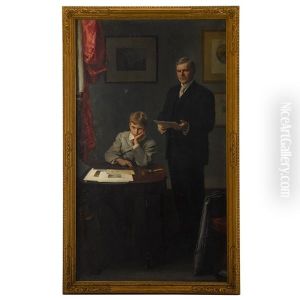 John Frederick Lewis And Son, Alfred Baker Lewis by Cecilia Beaux