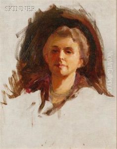 Portrait Of A Woman (sketch) by Cecilia Beaux