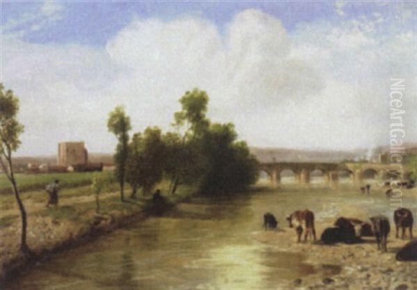 The Guadalquiver And Bridge Of Cordova From Ribera - view 1