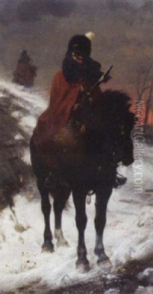 En Vidette (the 2nd Royal North British Dragoons?) - view 1