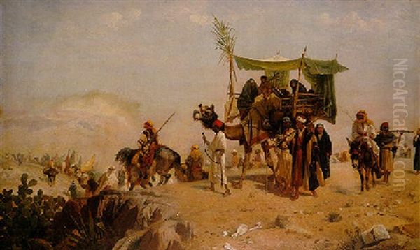 Pilgrims En Route To Mecca - view 1