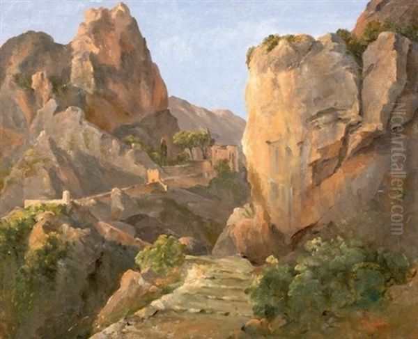 Vue De Moustiers Sainte Marie - view 1