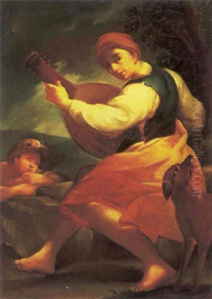 Contadina Con Chitarra - view 1