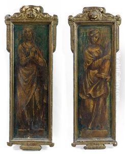 Deux Figures Feminines (vertus Ou Allegories) by Domenico Beccafumi