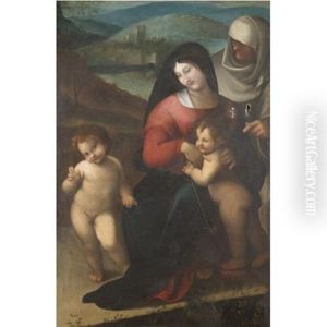 The Madonna And Child by Domenico Beccafumi