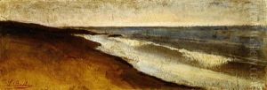 Spiaggia A Castiglioncello by Luigi Bechi