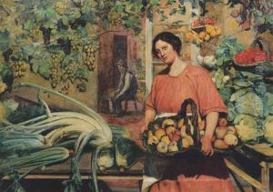 La Verduraia by Luigi Bechi