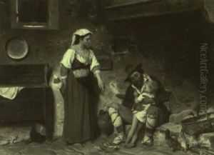 Broken Pot by Luigi Bechi