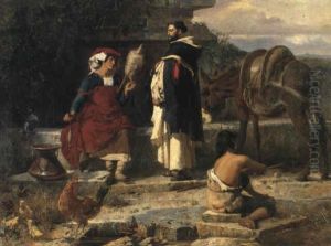 Genreszene by Luigi Bechi