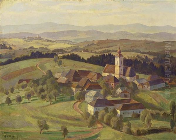 Dorfer In Hugeliger Landschaft - view 1