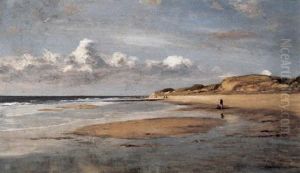 Kustenlandschaft (bretagne?) by Gustav von Bechtolsheim