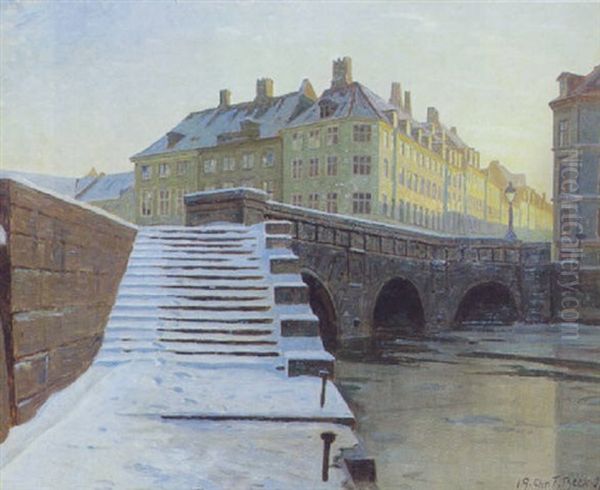 Vinterdag I Kobenhavn Ved Stormbroen - view 1