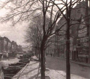 Am Canal Christianshavens by Christian Frederick Beck